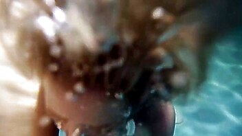 Sunny large, men under water, sunny lane handjob, milking her man, blondes handjob fetish