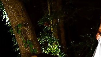 Night outdoor doggy, bondage style, sex and the singers, erotic spanking, redhead breast bondage