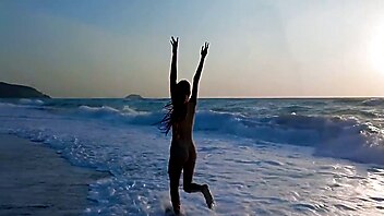 Softcore small tits, small tits beach, perfect young body, only 19 years old, fetching face