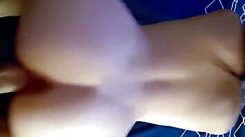 Latina blindfolded, gets what she wants, latina creampie ass, amateur pov creampie, finally got