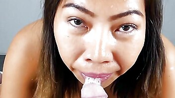Asian deepthroat blowjob swallow, asian amateur cum, asian pov swallow, cum in mouth swallow pov, pov asian deepthroat blowjob cum mouth swallow