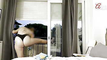 Street pussy flashing, bisexual husband fantasy, street dare, wife driving nude, wife flashing dare