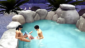 Blowjob and cumshot game, sex games threesome, outdoor 3d, outdoor water, cumshot cum handjob hentai video game