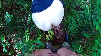 Homemade pee in her, wood fucking, stranger woods, stranger fuck my, amateur stranger fucked
