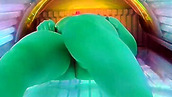 Public orgasm milf, caught and nude, nude solarium, cam amateur orgasm, masturbating in public solarium, webcam in solarium