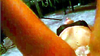 Ffm spanking, leash piercing, nylon scene, ffm piercing, threesome nylon fetish