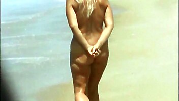 Nudist big nipples, voyeur big nipples, milf spied, beach brunette hd outdoor public voyeur, spy granny beach