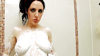 British teen shower, girl on girl shower, posing british, british shower, teen big tits compilation