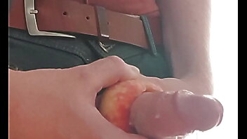 Ginger jerking, cumshot fruit, season, cum jerking, ginger peaches, ginger get