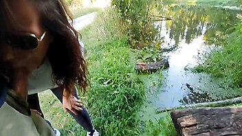 German forest blowjob, german handjob forest, nudist fun, amateur big tits pov hd public, cum in public forest, nudist wife