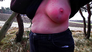 Punishment slap, flash humiliation, lactating and spanking, outdoor humiliation, bondage public exposed and humiliated